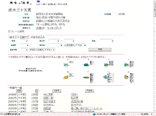 文学賞個別画面